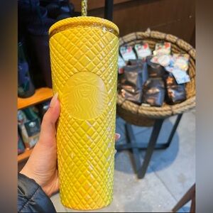 Starbucks Vibrant Yellow Tumbler